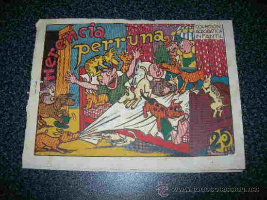 Tebeos: C0N - COLECCION ACROBATICA INFANTIL. HERENCIA PERRUNA - Foto 1