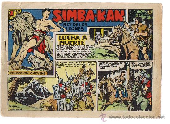 Tebeos: Simba Kan n&ordm;  6. Marco 1960. - Foto 1