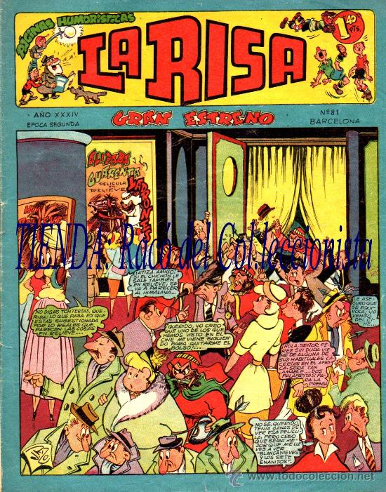 Tebeos: LA RISA N. 81 2A. EPOCA GRAN ESTRENO EDITORIAL MARCO - Foto 1