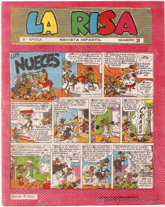 Tebeos: *** LA RISA, 3&ordf; EPOCA N&ordm;28. 1958 *** - Foto 1