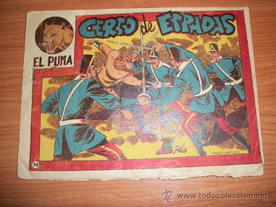 Tebeos: EL PUMA N&ordm; 36 1&ordf; SERIE EDITORIAL MARCO - ORIGINAL - Foto 1