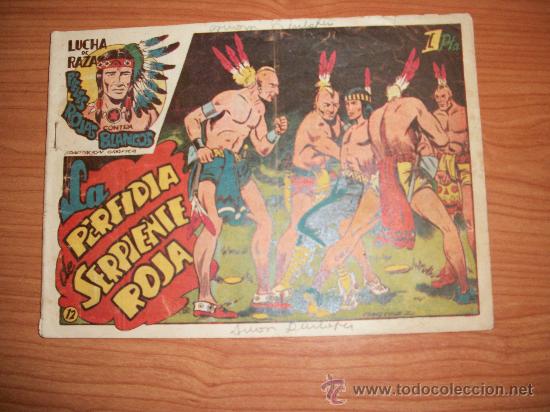 Tebeos: LUCHA DE RAZAS N&ordm; 12 EDITORIAL  MARCO 1952 ORIGINAL - Foto 1