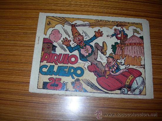Tebeos: COLECCION ACROBATICA INFANTIL    N&ordm; PIRULO CAJERO           DE MARCO - Foto 1
