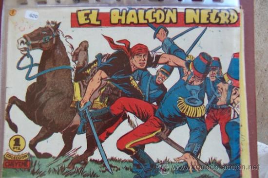 Tebeos: marco el halcon negro n&ordm; 1 serie cheyene - Foto 1