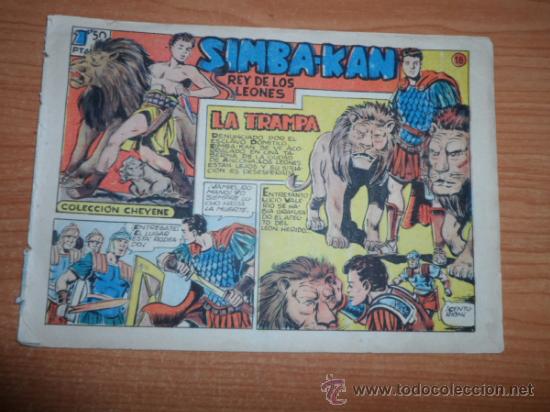 Tebeos: SIMBA KAN N&ordm; 18 EDITORIAL MARCO 1960 ORIGINAL - Foto 1