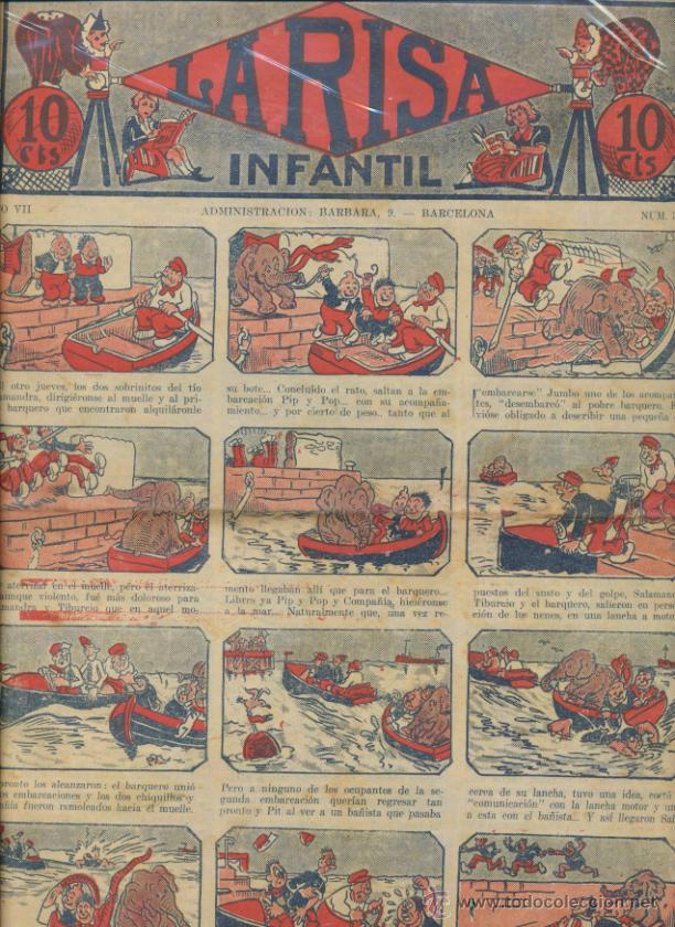 Tebeos: La Risa Infantil n&ordm; 363. Editorial Marco 1925. - Foto 1