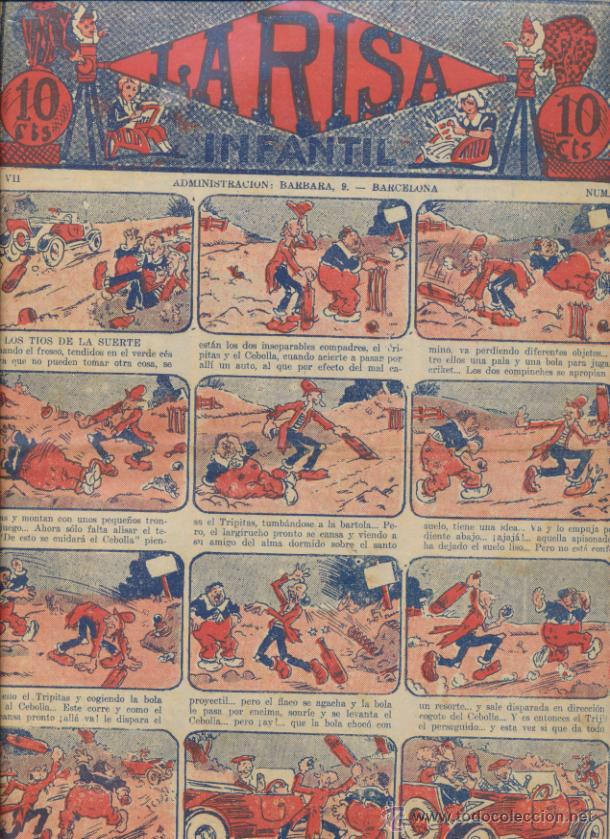 Tebeos: La Risa Infantil n&ordm; 347. Editorial Marco 1925. - Foto 1