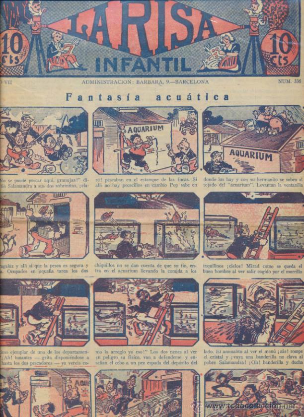 Tebeos: La Risa Infantil n&ordm; 336. Editorial Marco 1925. - Foto 1