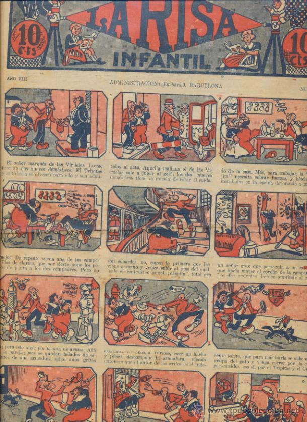 Tebeos: La Risa Infantil n&ordm; 423. Editorial Marco 1925. - Foto 1