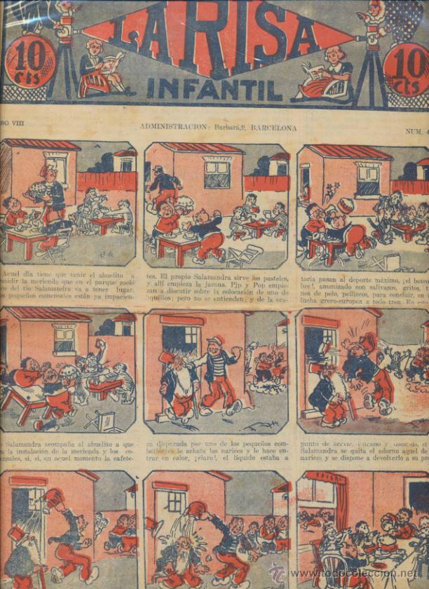 Tebeos: La Risa Infantil n&ordm; 422. Editorial Marco 1925. - Foto 1