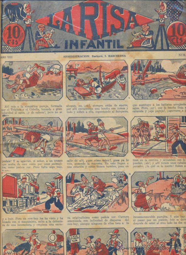 Tebeos: La Risa Infantil n&ordm; 421. Editorial Marco 1925. - Foto 1