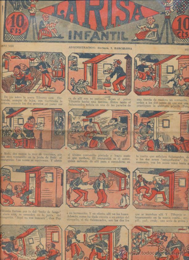 Tebeos: La Risa Infantil n&ordm; 419. Editorial Marco 1925. - Foto 1