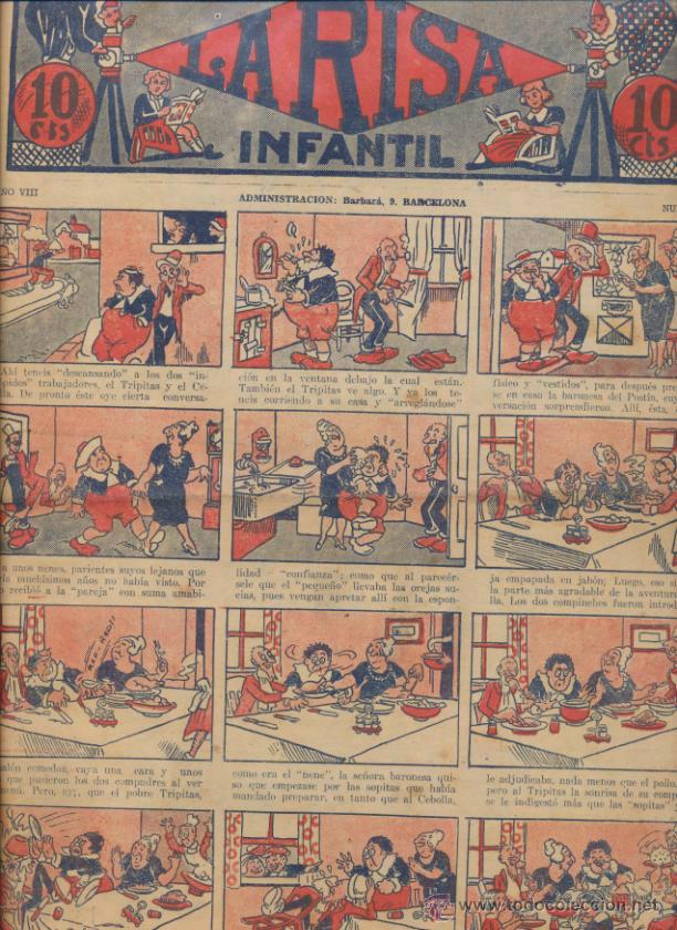 Tebeos: La Risa Infantil n&ordm; 416. Editorial Marco 1925. - Foto 1
