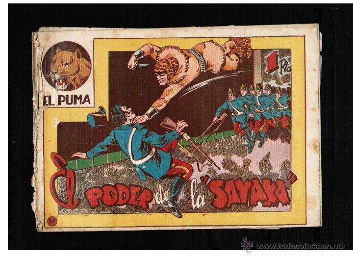 Tebeos: EL PUMA N&ordm; 27. 1&ordf; SERIE - EL PODER DE LA SAYAKA - EDITORIAL MARCO - ORIGINAL - Foto 1