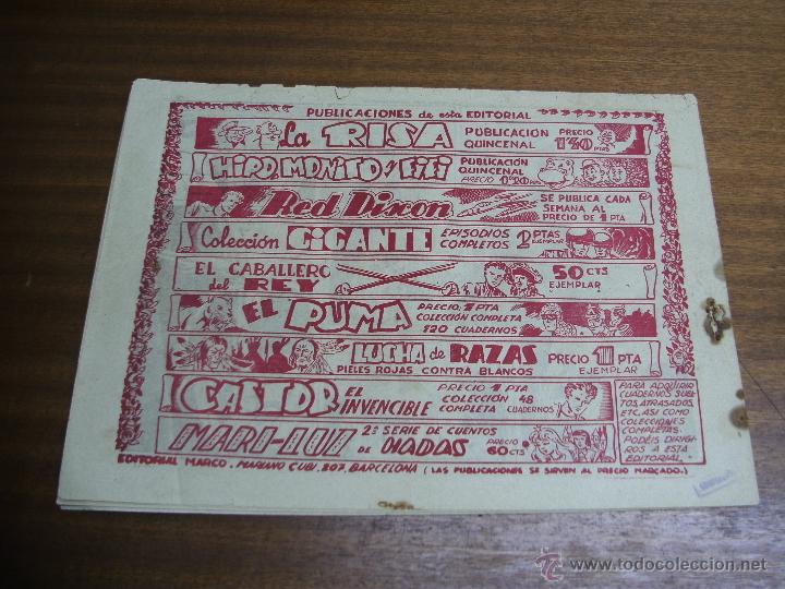 Tebeos: EL PUMA N&ordm; 16: LA FURIA / MARCO ORIGINAL - Foto 2