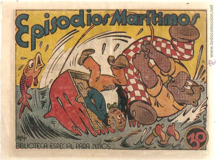 Tebeos: EPISODIOS MARITIMOS CON HIPO, MONITO Y FIFI - Foto 1