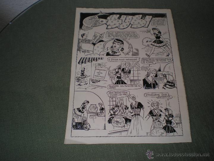 Tebeos: DIBUJO DE LA HISTORIETA DE SUSI - Foto 1