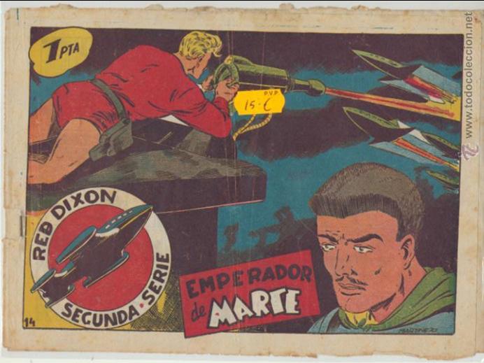 Tebeos: Red Dixon 2&ordf; Serie. n&ordm; 14. Editorial Marco 1955. - Foto 1