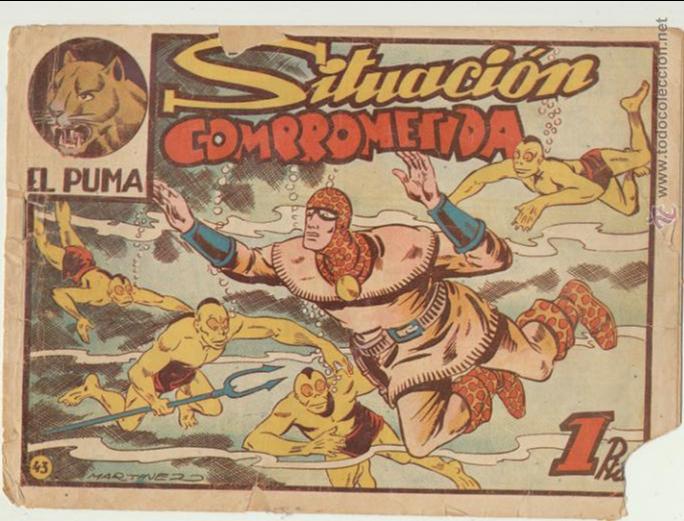 Tebeos: El Puma 1&ordf;  n&ordm;  43. Marco 1952. - Foto 1