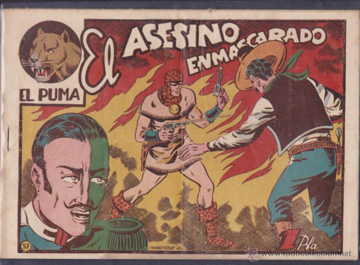 Tebeos: EL PUMA 1&ordf; SERIE N&ordm; 37 - Foto 1