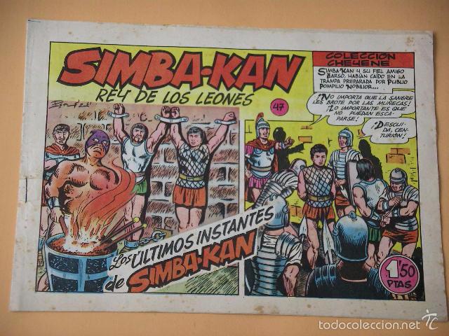 Tebeos: Simba-kan n&ordm; 47, ed. Marco, original - Foto 1