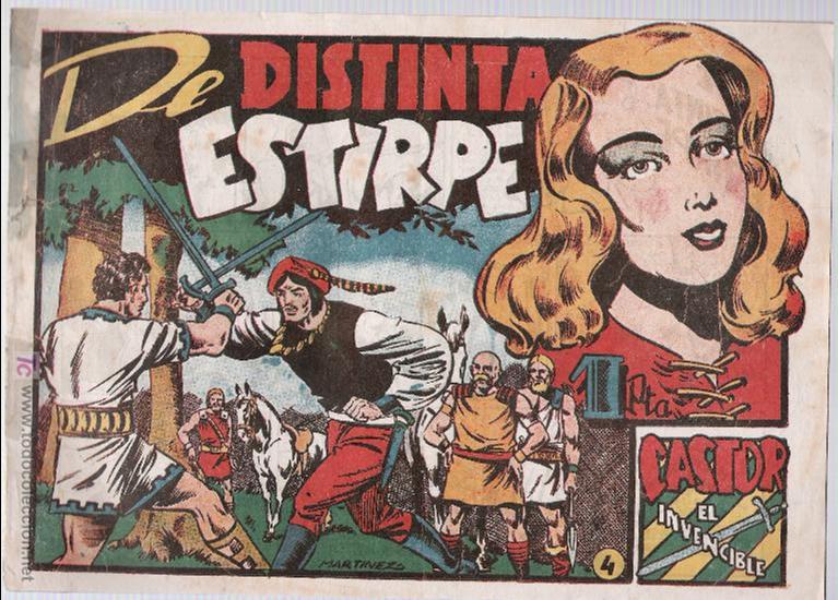 CASTOR EL INVENCIBLE Nº 4. EDITORIAL MARCO 1951. (Tebeos y Comics - Marco - Castor el Invencible)