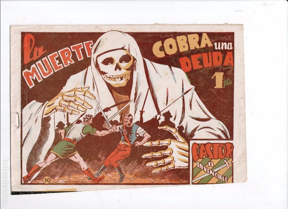 CASTOR EL INVENCIBLE Nº 30 -MARCO 1951- (Tebeos y Comics - Marco - Castor el Invencible)