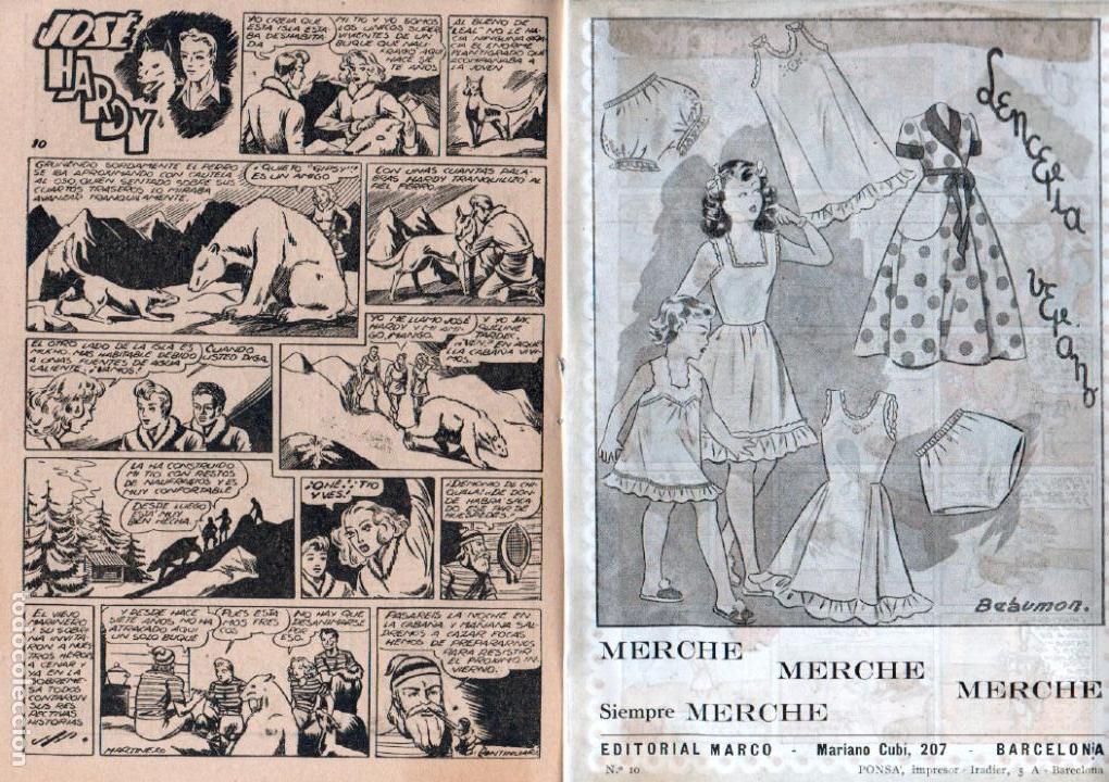 Tebeos: MERCHE ORIGINAL N&ordm; 10  - IMPECABLE - EDI. MARCO 1950 - Foto 3