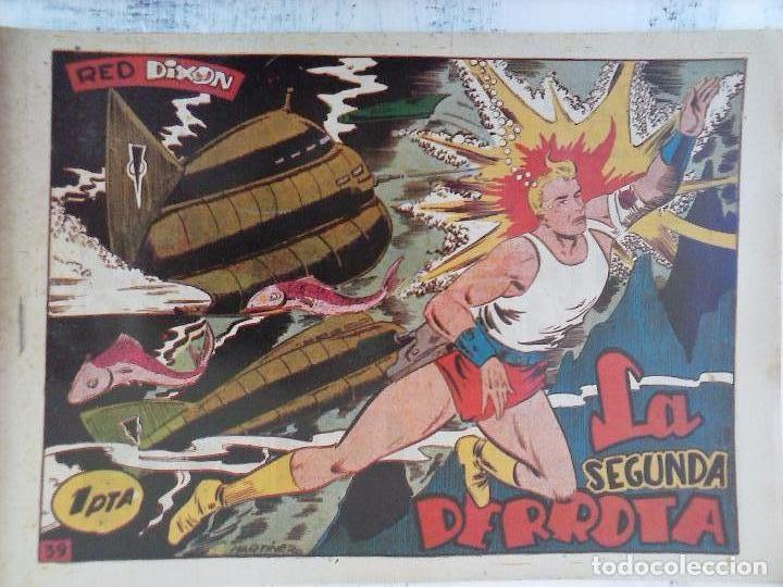 Tebeos: RED DIXON 1ª serie ORIGINAL 1954 EDI. MARCOS 1 AL 70 completa - MARTÍNEZ DIBUJOS, ver portadas - Foto 49 - 103975539