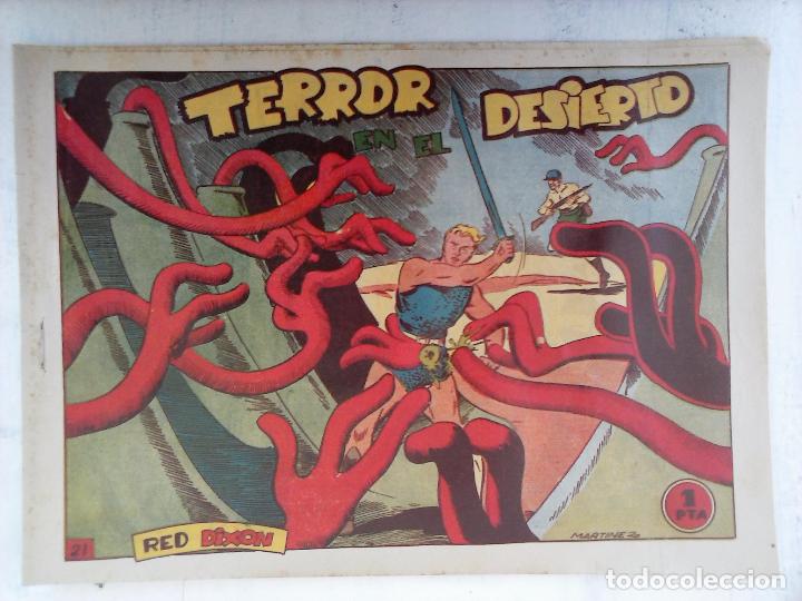 Tebeos: RED DIXON 1ª serie ORIGINAL 1954 EDI. MARCOS 1 AL 70 completa - MARTÍNEZ DIBUJOS, ver portadas - Foto 66 - 103975539