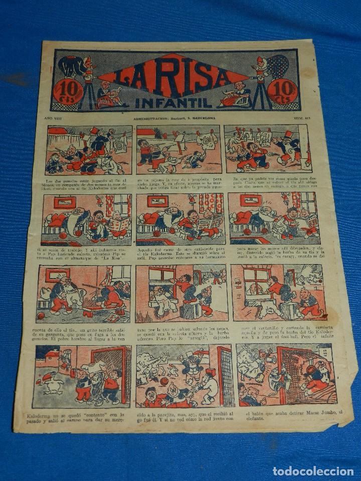 Tebeos: (M2) LA RISA INFANTIL NUM 417 , EDT MARCO , CON ROTURAS - Foto 1
