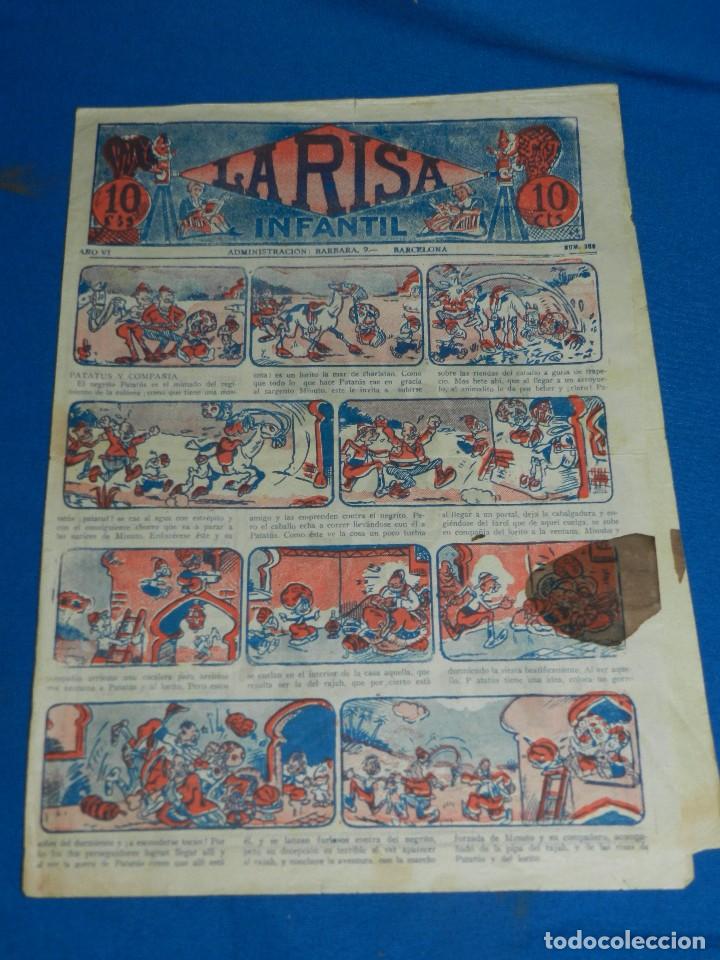 Tebeos: (M2) LA RISA INFANTIL NUM 308 , EDT MARCO , CON ROTURAS Y MANCHA DE TINTA - Foto 1