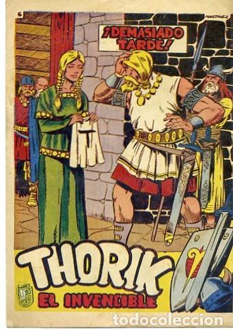 Tebeos: COMIC ORIGINAL EDITORIAL MARCO THORIK EL INVENCIBLE N&ordm; 6 - Foto 1