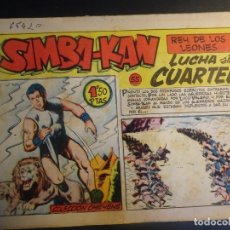 Giornalini: ANTIGUO COMIC SIMBA-KAN REY DE LOS LEONES Nº 55 COLECCION CHEYENE MARCO 1959, VER FOTOS