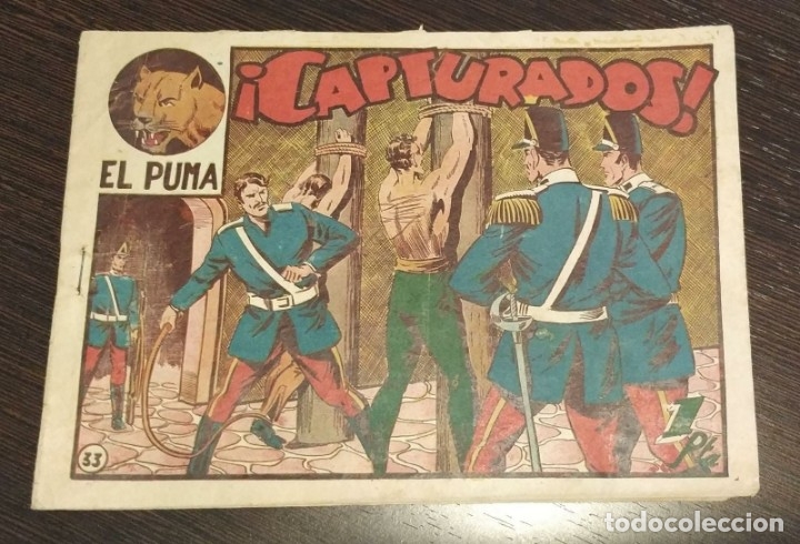 Tebeos: EL PUMA, CAPTURADOS. NUMERO 33. ORIGINAL. - Foto 1
