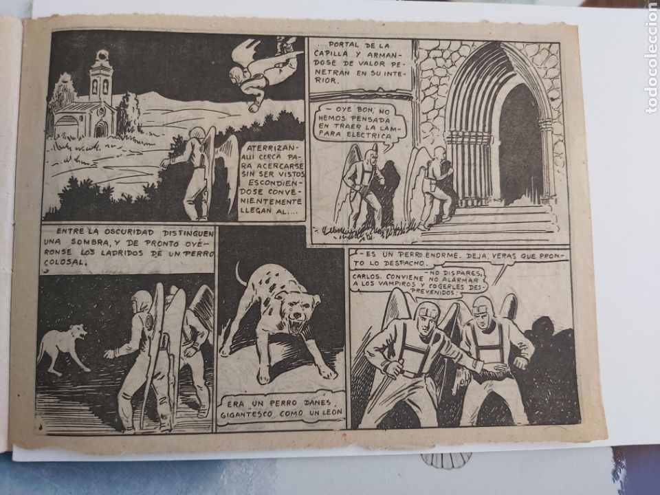 Tebeos: Vampiros del aire 6 El monstruo del campanario original - Foto 3