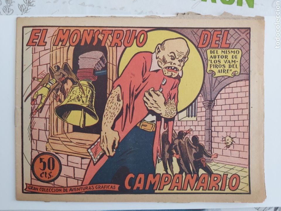 Tebeos: Vampiros del aire 6 El monstruo del campanario original - Foto 1