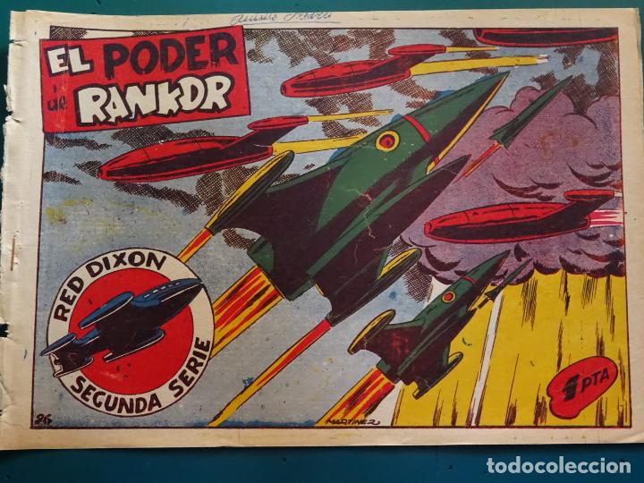 Tebeos: COMIC TEBEO. RED DIXON 2&ordf; SERIE 1955 MARCO. RED DIXON N&ordm; 26 EL PODER DE RANKOR - Foto 1
