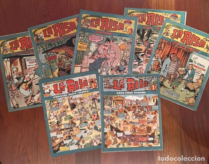 Tebeos: 6 EJEMPLARES DE &rdquo;LA RISA&rdquo; MARCO 1952. N&Uacute;M. 4, 8, 125, 128, 133 y 135 - Foto 1