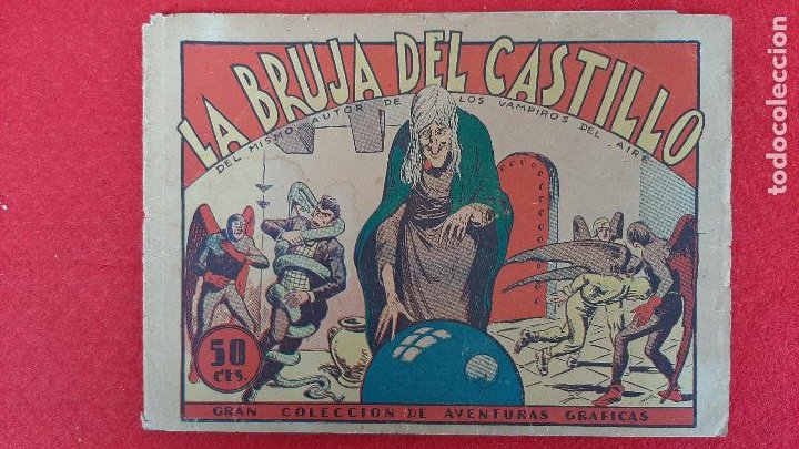 LA BRUJA DEL CASTILLO COLECCION AVENTURAS GRAFICAS MARCO ANTIGUO ORIGINAL CT3 (Tebeos y Comics - Marco - Otros)