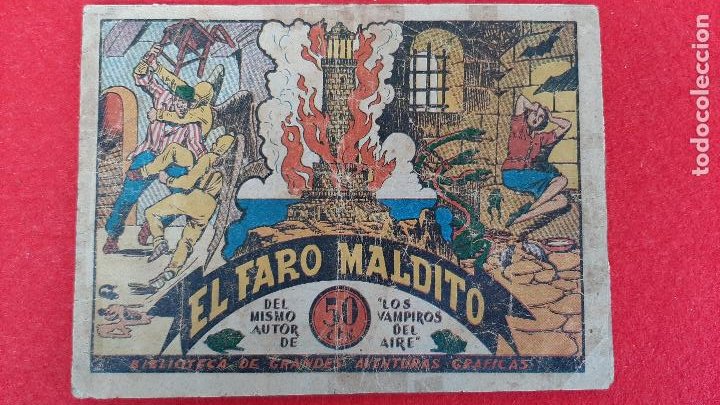 EL FARO MALDITO COLECCION AVENTURAS GRAFICAS ANTIGUO ORIGINAL CT3 (Tebeos y Comics - Marco - Otros)