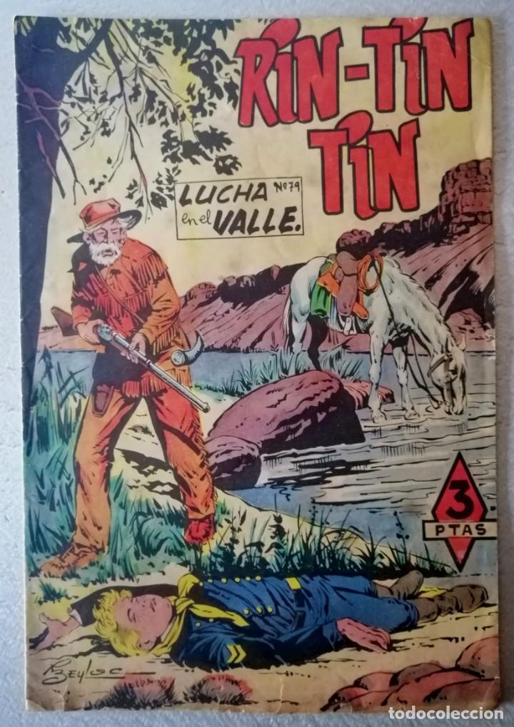 Tebeos: RIN-TIN-TIN - LUCHA EN EL VALLE N&ordm; 79 - MARCO 1958 - Foto 1