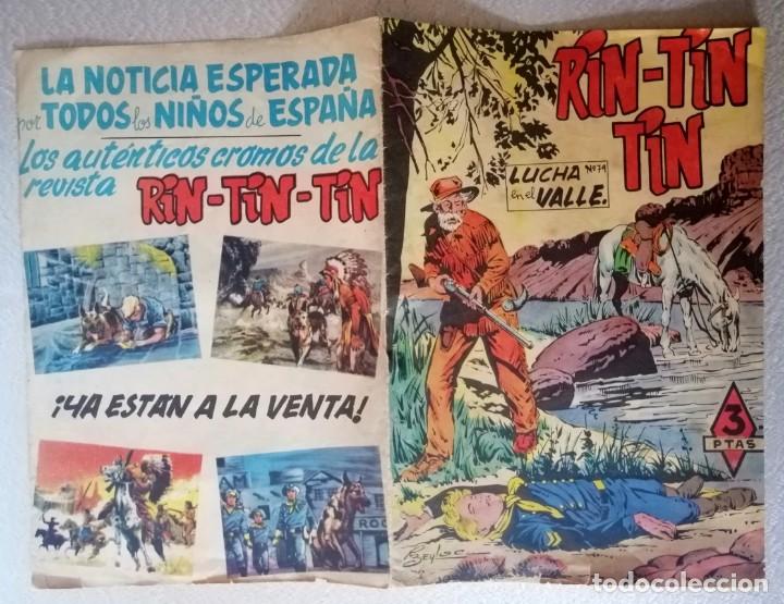 Tebeos: RIN-TIN-TIN - LUCHA EN EL VALLE N&ordm; 79 - MARCO 1958 - Foto 3