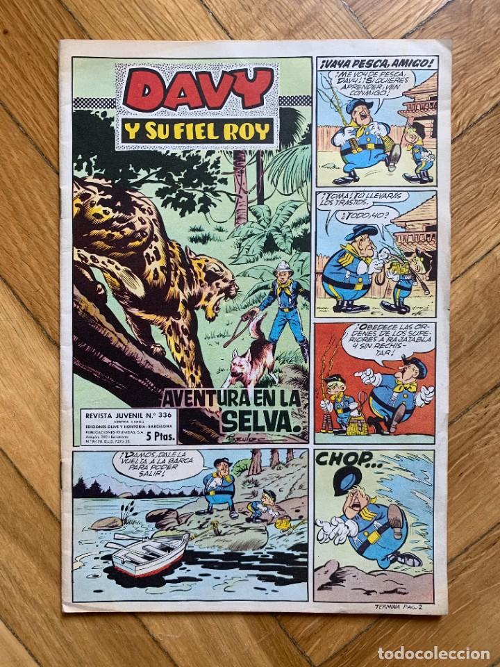 Tebeos: Davy y su Fiel Roy n&ordm; 336 - Foto 1