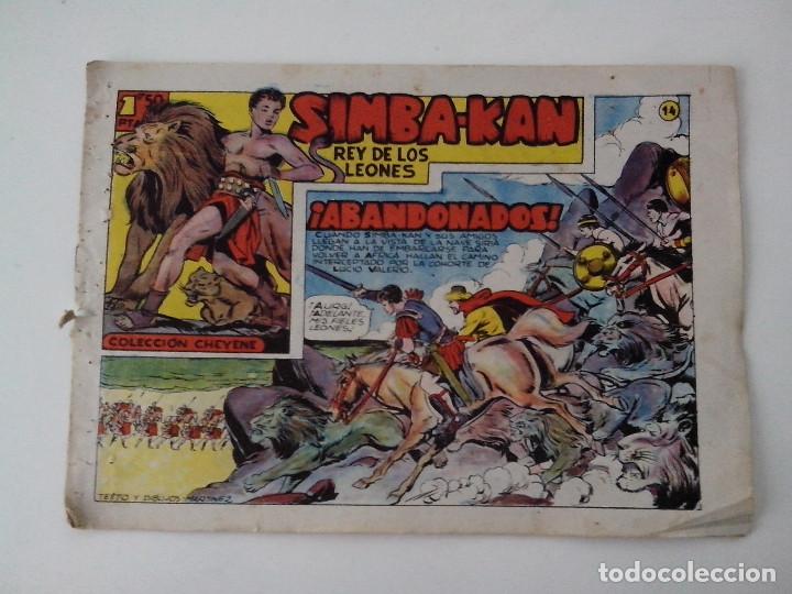 Tebeos: TEBEO COMIC ORIGINAL SIMBA-KAN N&ordm; 14 - Foto 1