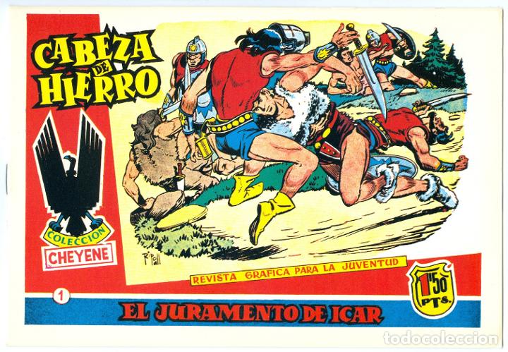 Tebeos: Marco. Cheyene. Cabeza de hierro. Facs&iacute;mil. - Foto 1