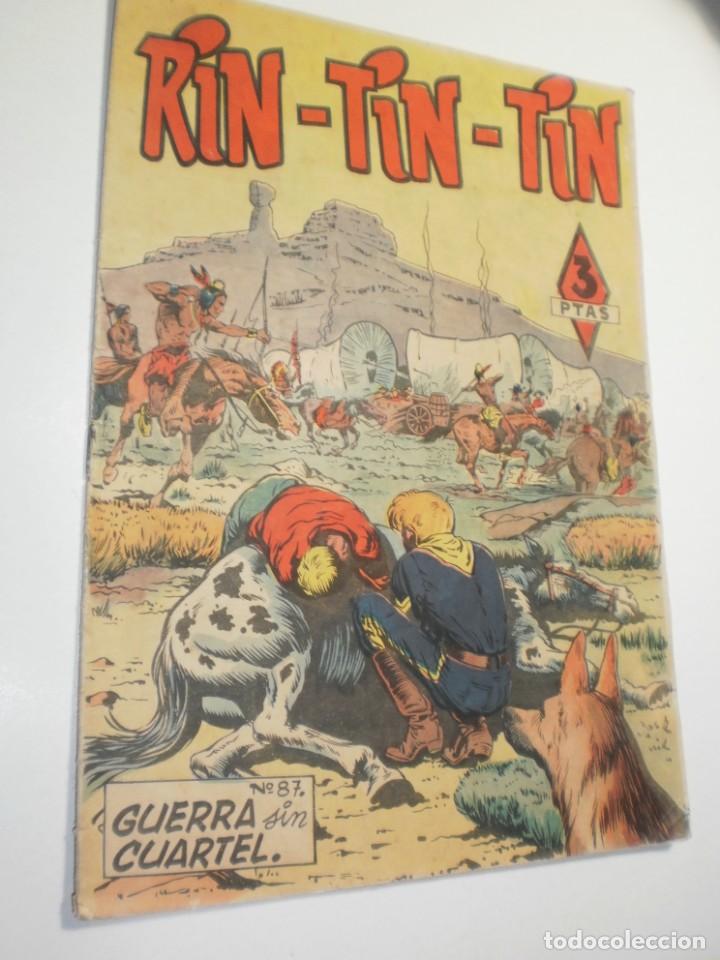 RIN TIN TIN Nº 87 GUERRA SIN CUARTEL 1958 (EN ESTADO NORMAL LEER) (Tebeos y Comics - Marco - Rin-Tin-Tin)