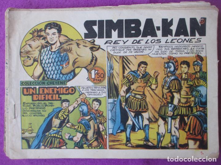 LOTE 22 TEBEOS SIMBA-KAN REY DE LOS LEONES, VER NUMEROS MARCO 1959 LT19 (Tebeos y Comics - Marco - Otros)