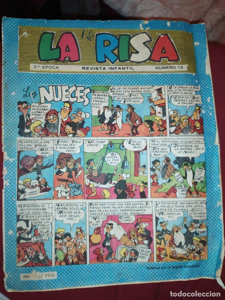 Tebeos: TEBEO C&Oacute;MIC LA RISA TERCERA EPOCA NUMERO 14 MARCO 1958 - Foto 1