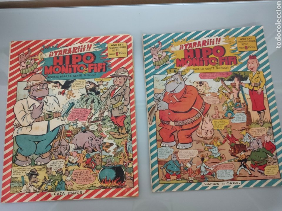 2X HIPO MONITO Y FIFI N° 81 Y 84 EDIT. MARCO 1953 GRAPA ORIGINAL (Tebeos y Comics - Marco - Hipo (Biblioteca especial))
